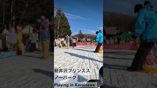 Karuizawa snow park#あそび  #軽井沢#gopro #雪遊び #park #スノー #ski #travel #snowboarding #japan #winter #snow