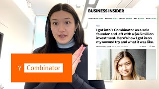 How to get into the BEST Startup Accelerator: Y Combinator | Solo Female YC Founder