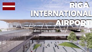 RIGA INTERNATIONAL AIRPORT | 4K Walking Tour | Travel Vlog
