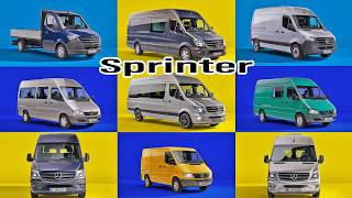 Mercedes-Benz Sprinter all generations - 30 years