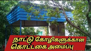 நாட்டு கோழி கொட்டகை அமைப்பு | Shed for Country Chicken