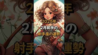 2025年2月前半の射手座 (いて座)の運勢の運勢 - 星座占い #いて座 #射手座 #2025年2月 #占い #開運