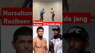 Nursulton Ruziboev vs Eric Mc Conico Jr 22 fevral kuni Washintonda UFCda jang #rek #uzbekistan #ufc