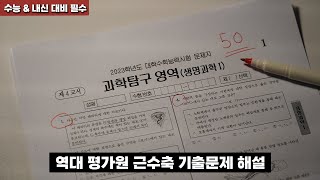 수능 생명과학1 - 근수축 킬러 문제 정복하기 (2016~2023 평가원 + 교육청 기출문제)