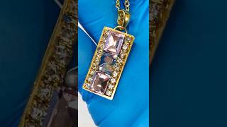 Easy Tutorial in making this Elegant Gold Open Bezel Pendant #jewelry #resin #pendant #diy jewelry