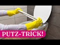 Mit diesem genialen Putz-Trick glänzt deine Toilette wie neu!