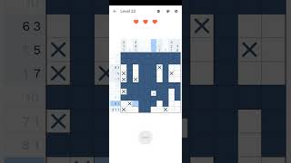 Nonogram : Level - 23 #puzzle #gaming #puzzlehunt #braingames