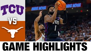 #17 TCU vs #10 Texas | 2023 College Basketball Highlights