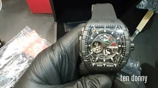 Expedition E6782 black titanium automatic (unboxing)