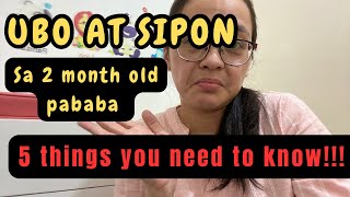 UBO AT SIPON sa 2 month old below baby| MGA DAPAT TANDAAN|Dr. PediaMom