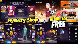 Naruto mystery shop confirm date 🥳🔥| One punch man return | 100% bonus topup event | Naruto event ff