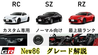 購入するなら気を付けて！【GR86を徹底解説①】グレード編（気になる自動車ニュース）