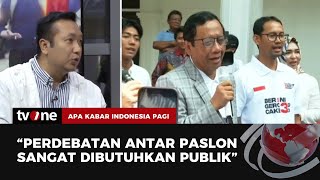 KPU Tegaskan Format Debat Sesuai dengan Undang-Undang | AKIP tvOne