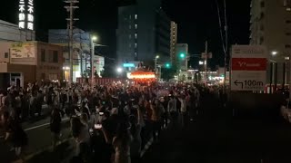 令和3年 東岸和田だんじり祭り 土生町 ラストやりまわし