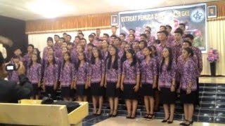 paduan suara NKI pemuda dan pemudi mekar baru Di GKII Gemar Baru Tahun 2005