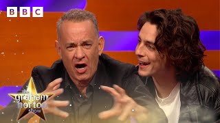 Tom Hanks puts Timothée Chalamet in his place | The Graham Norton Show - BBC