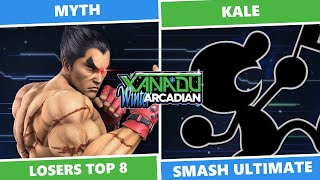 Xanadu Winter Arcadian 2024: Losers Top 8 - Myth (Kazuya) Vs. Kale (Mr. Game \u0026 Watch) SSBU