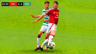 43 YEARS OLD MICHAEL CARRICK SHOW HIS CLASS | MAN UNITED VS CELTICS LEGENDS CHARITY MATCH 