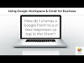 How to put new Google Form responses at the top of the Google Sheet