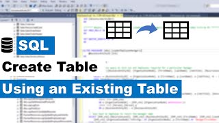 HOW TO COPY TABLE FROM ANOTHER TABLE | #sql #datascience #sqltutorial #programming