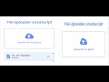 File Upload with Progress Bar in HTML CSS & JavaScript