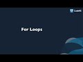 For Loops