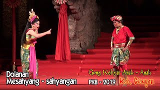 PKB 2019, Dolanan Lucu, Gong Kebyar Anak - Anak, Duta Kab. Gianyar - Bali