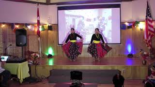 Lagda chha malai - Nepali dance by  Himansa and Shreeyamsa Poudel at Northwest Tamu Lhosar 2020