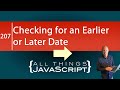 JavaScript Problem: Determining the Earliest or Latest Date