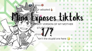 Mina Exposes tiktoks||1/?||Izukuఌ