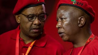 Julius Malema speaks after Adv Dali Mpofu leaves the EFF to join the MK Party