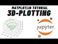 Python Matplotlib Tutorial | 3D - Plotting in python Matplotlib | Data Science | Step by Step