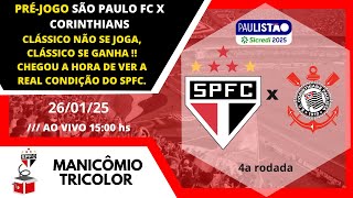 PRÉ JOGO - SÃO PAULO X GALINHAS: HORA DA VERDADE, CLÁSSICO É PRA GANHAR !!