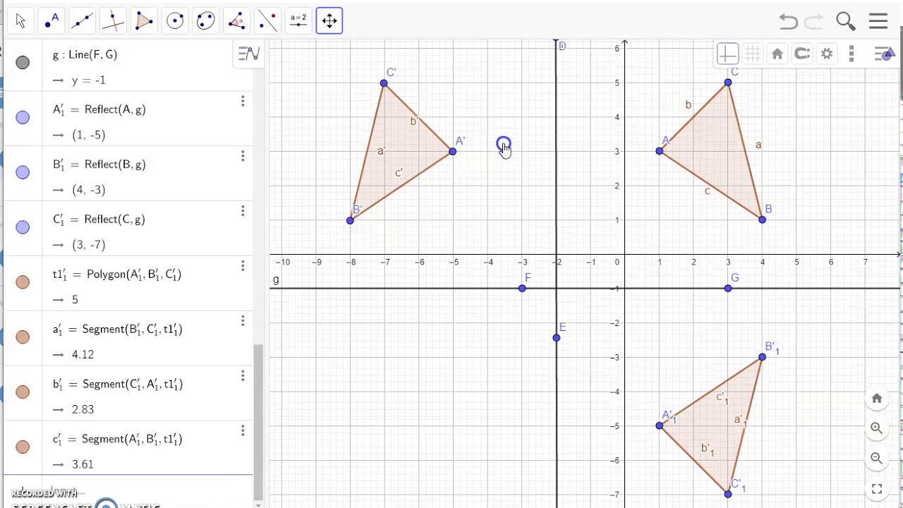 GeoGebra - Transformation Part 1 - YouTube