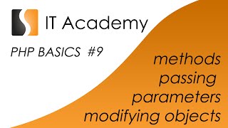 PHP09 - easy PHP tutorial & lesson - passing parameters & modifying objects in methods