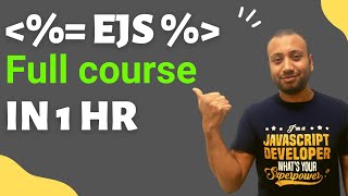 EJS Full Course with a project | Zero to Hero | English Tutorial