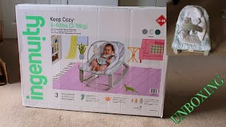 UNBOXING \u0026 ASSEMBLY: Ingenuity Keep Cozy 3-in-1 Grow With Me Bounce \u0026 Rock Seat | NikiGraceVlogs