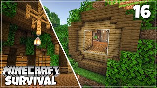 Underground Jungle Mountain Base - Minecraft 1.16 Survival Let's Play