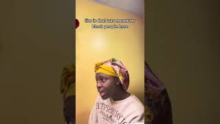 White girl wearing a satin bonnet? #satin #youtubeshorts #hairprotection #storytime #satinbonnet