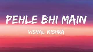 PEHLE BHI MAIN | Vishal Mishra | Animal | Ranbir Kapoor