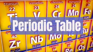 Read the Periodic Table of Elements
