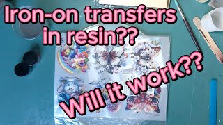 Will Iron on Transfers Work On Resin