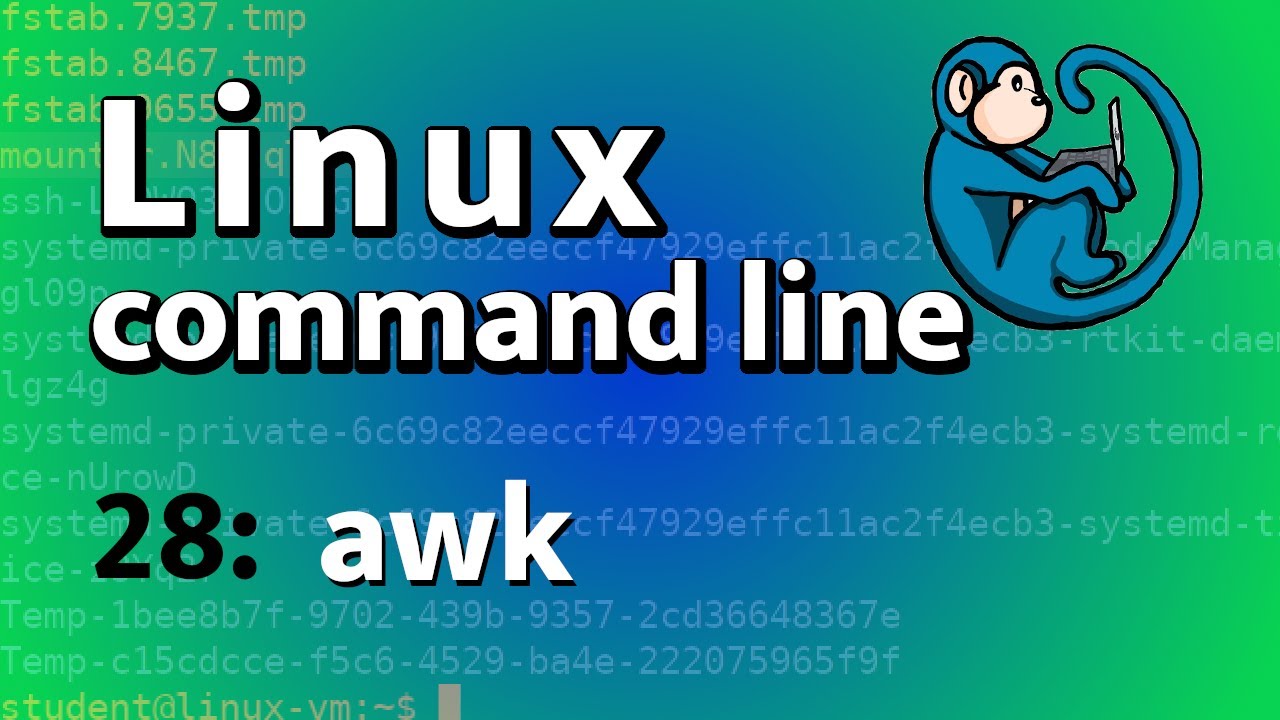 Lcl 28 Awk Linux Command Line Tutorial For Forensics Youtube