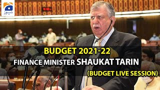 Budget 2021-22 | Finance Minister Shaukat Tarin Presents the Budget (Budget Live Session)