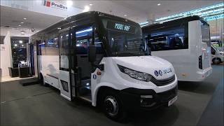 PROBUS MOBI HNF IVECO DAILY INDCAR 70C18 MIDI BUS WALKAROUND AND INTERIOR