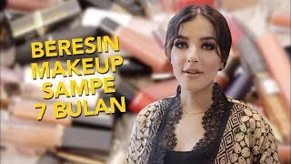 Bongkar koleksi makeup - aku punya 5000 lipstik ! 😂😂