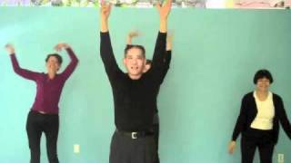 Tree shake movement for cleansing the liver