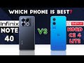 Infinix Note 40 vs Oneplus Nord CE 4 Lite : Which Phone is Best❓🤔