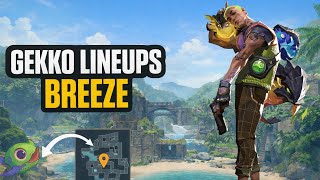 GEKKO LINEUPS BREEZE - VALORANT (IN 3 MINUTES)