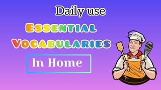 🏡Daily Use Essential Vocabularies📚 || தினமும் உபயோகிக்கும் வார்த்தைகள் #education #youtube